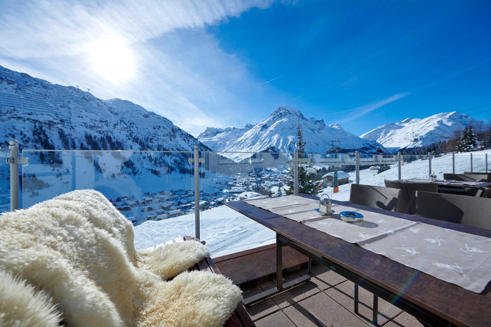 Hotel Restaurant Formarin Oberlech Eksteriør billede