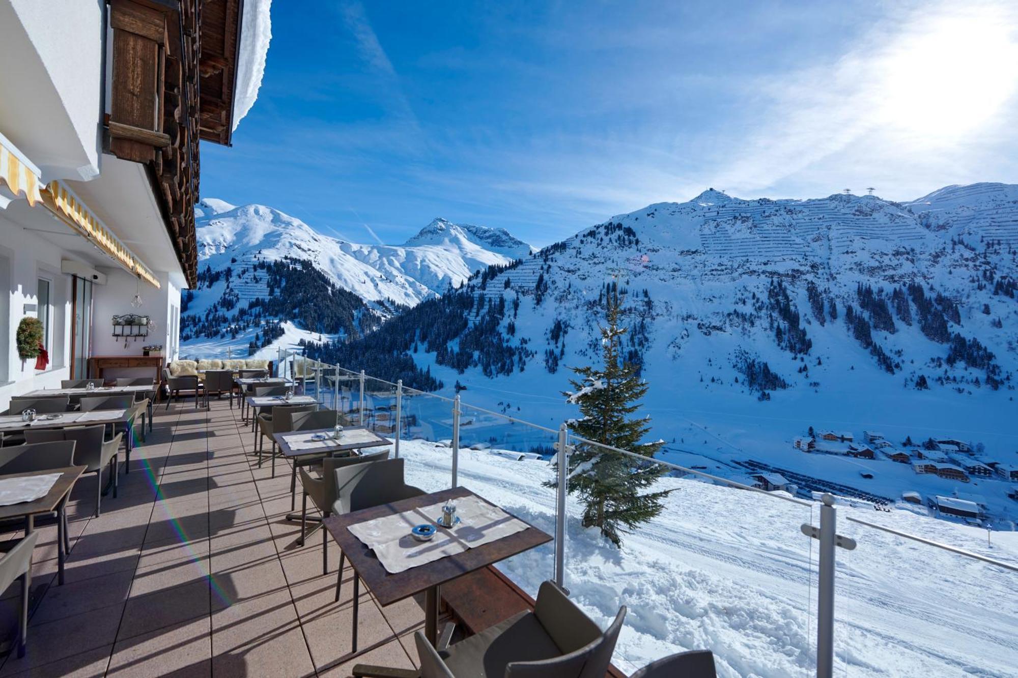 Hotel Restaurant Formarin Oberlech Eksteriør billede