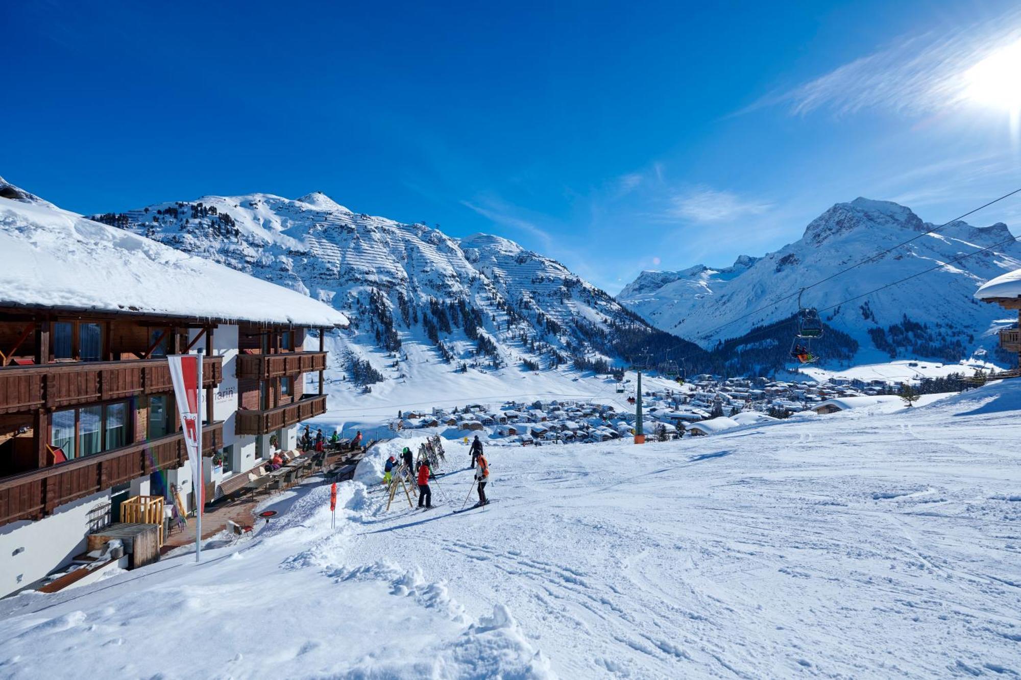 Hotel Restaurant Formarin Oberlech Eksteriør billede
