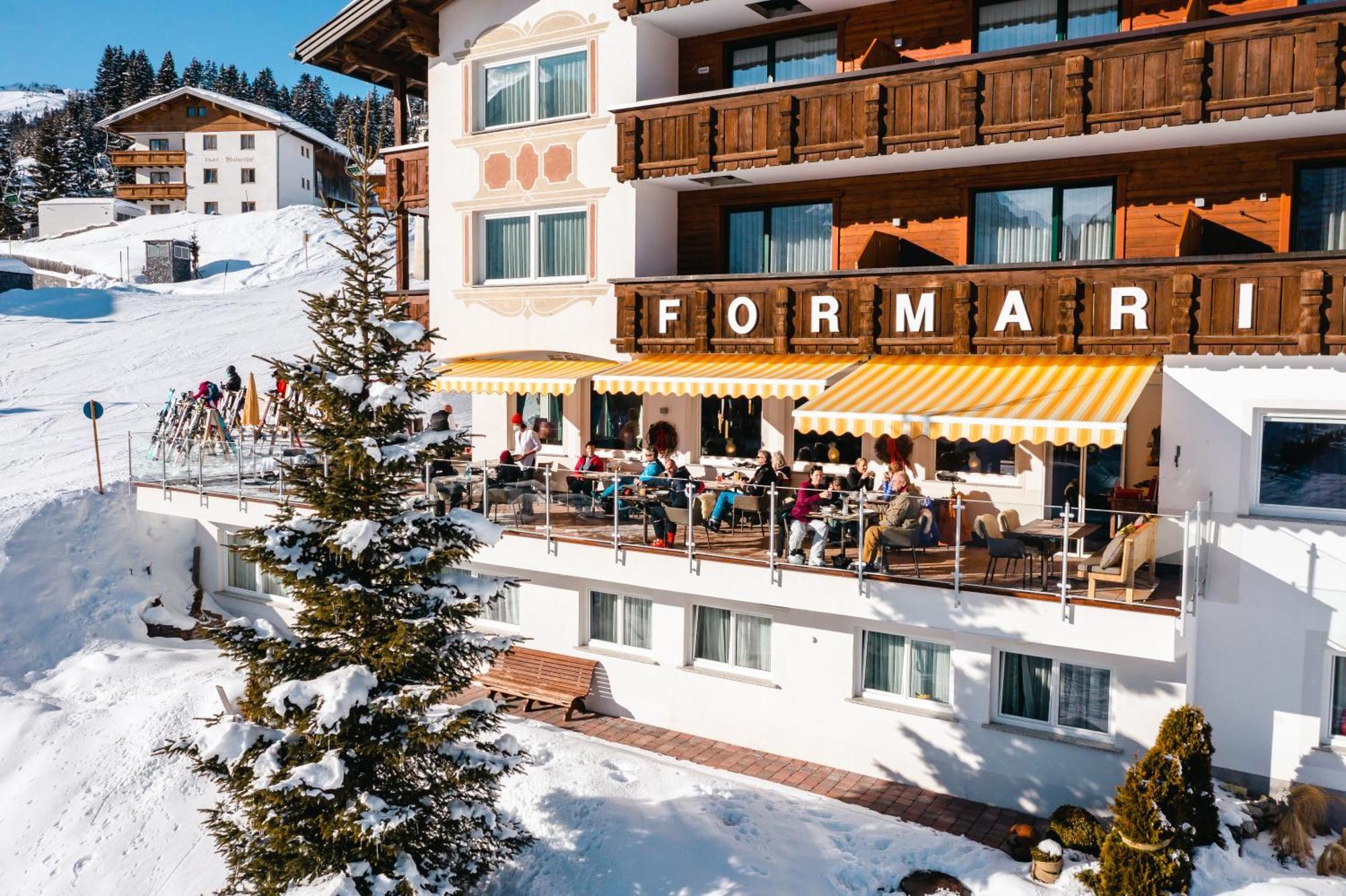 Hotel Restaurant Formarin Oberlech Eksteriør billede